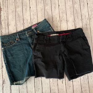 Volcom size 3 cutoff shorts - One Denim One Black